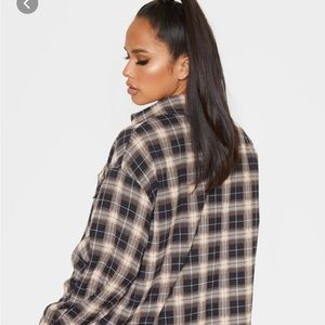 PRETTYLITTLETHING CHECKED SHIRT